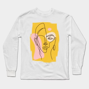 Abstract woman Long Sleeve T-Shirt